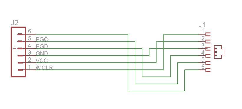 PIC ICD programming adapter